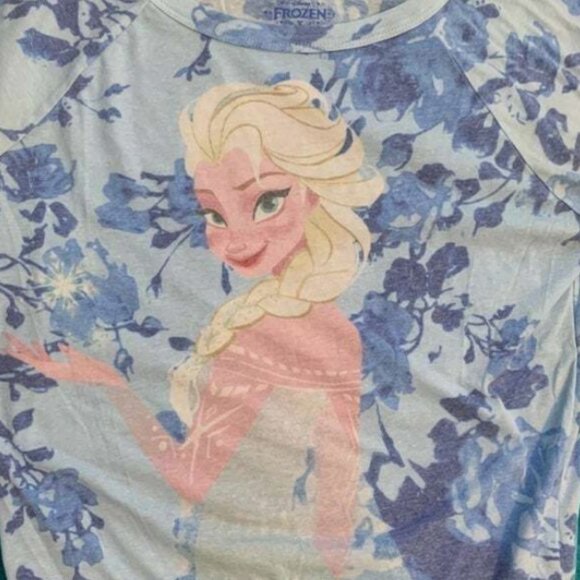 Brand New Women's Disney Frozen Elsa Long Sleeve Shirt Top - Picture 8 of 9